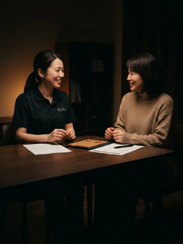 無料個別相談会の面談風景